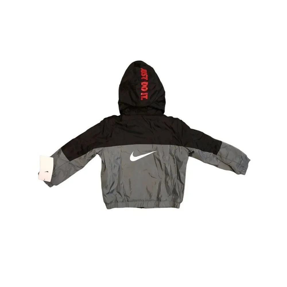 Nike Toddler Nylon and Fleece lined Jacket with Hood Size 2T
